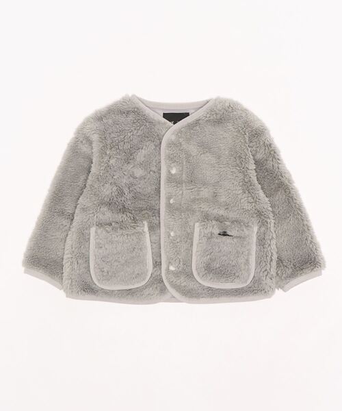 quoti use fith（クゥオティ　ユース　フィス）の「ボア 長袖 ブルゾン（ブルゾン・キッズ・ベージュ/グリーン・90/100/110/120/80/130）」の4枚目の写真