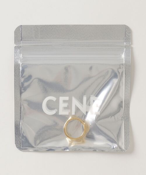 CENE（セネ）の「【CENE】セネ/ パーティクルダブルライン リング（リング・レディース・ゴールド・#11/#13/#9）」の9枚目の写真