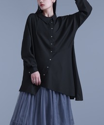 アシンメトリーフレアシャツ