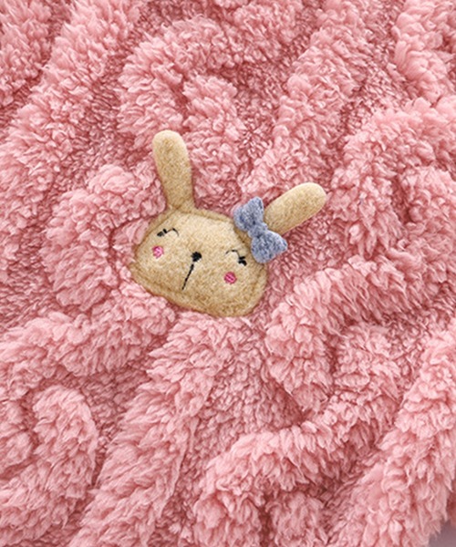 DAY CLOSET（デイ クローゼット）の「キッズ もこもこボアツイストデザインルームウェアパジャマ 上下2点セットアップ 冬（ルームウェア/パジャマ・キッズ・パープル/ピンク/ブルー/アイボリー/ネイビー/グリーン・110cm/120cm/130cm/140cm/150cm/160cm）」の19枚目の写真