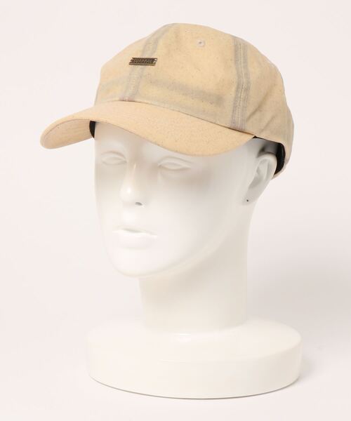 SURREAL（シュルリアル）の「【SURREAL/シュルリアル】Funk_Waxed Cotton Cap（キャップ・メンズ・ベージュ/ブラウン/ナチュラル・FREE）」の3枚目の写真
