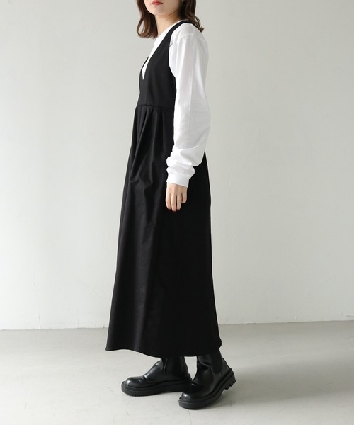 SLEEPER レディース ワンピース【関税込/送料込】 セール】レース ドッキング タック ロング ワンピース（ドレス
