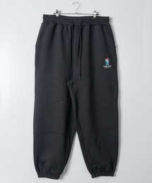 Red Cap Girl（レッドキャプガール）の「【a-r】〔Red Cap Girl/レッドキャップガール〕　 裏起毛 ワンポイント刺繍 ワイドスウェットパンツ（スウェットパンツ）」