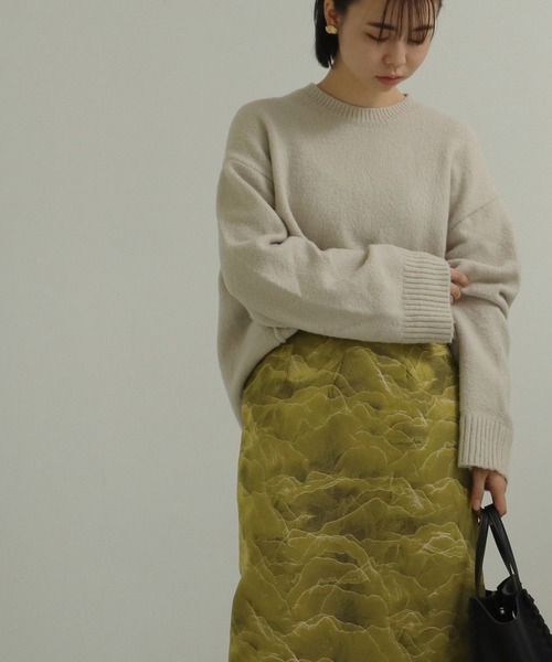 AULI（アウリィ）の「【低身長向けサイズ】PJジャカードタイトスカート（スカート・レディース・イエロー/グリーン/ダークグレー・S/XS/XXS）」の22枚目の写真