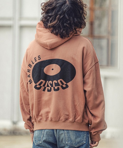 MARBLES（マーブルズ）の「mpa2751-HQ PARKA (DISCO) パーカー（パーカー・メンズ・ブラウン/チャコール/オレンジ・M/L/S/XL）」の12枚目の写真