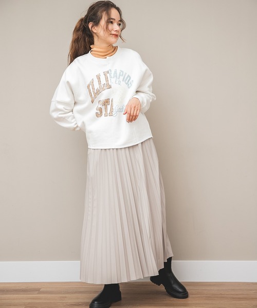 ニコアンドbe with MMisayo リメイクライクプルオーバー杢グレー新品 be with M] Misayoリメイクライクプルオーバー | [公式