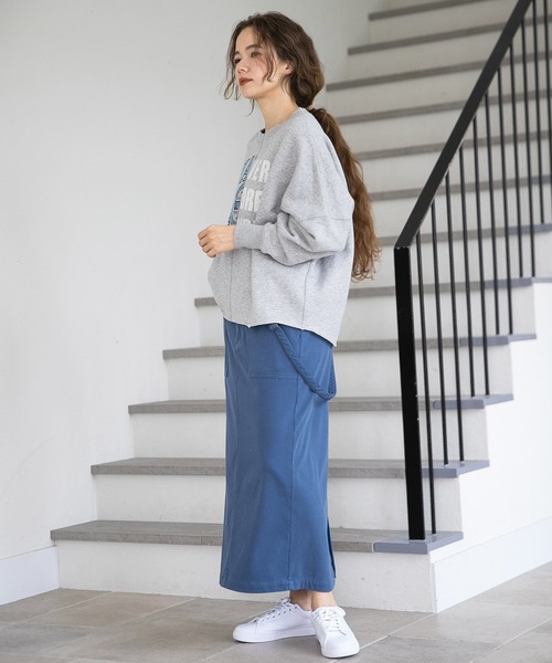 niko and（ニコアンド）の「裏毛リメイクライクロゴプル