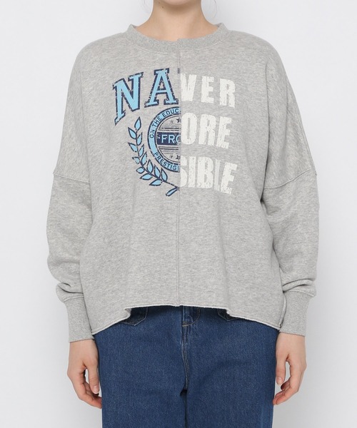 niko and（ニコアンド）の「裏毛リメイクライクロゴプル