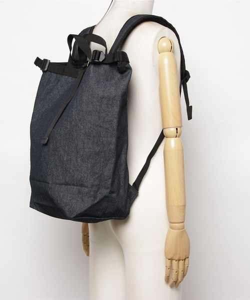 PHATEE（ファッティー）の「▲【PHATEE】ファティー BLOC SACK（バックパック/リュック・メンズ・ベージュ/ネイビー/ブラック系その他・FREE）」の4枚目の写真