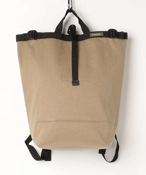 PHATEE（ファッティー）の「▲【PHATEE】ファティー BLOC SACK（バックパック/リュック・メンズ・ベージュ/ネイビー/ブラック系その他・FREE）」の13枚目の写真
