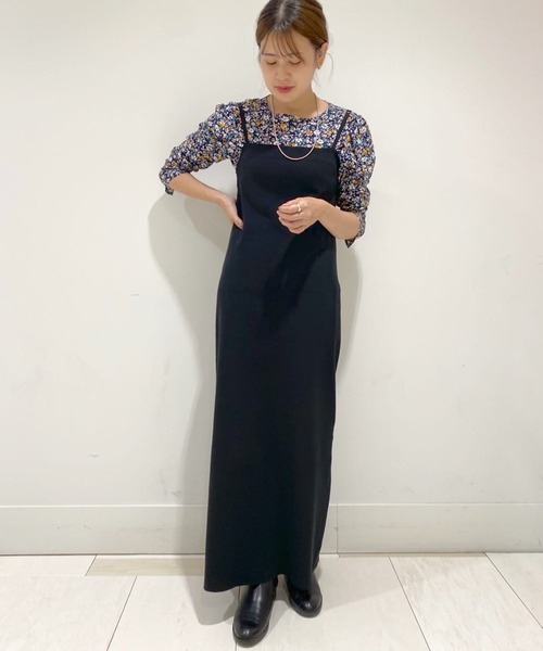 SHENERY（シーナリー）の「総針ニットタイトマキシキャミワンピース（ワンピース・レディース・ブラック・FREE）」の6枚目の写真