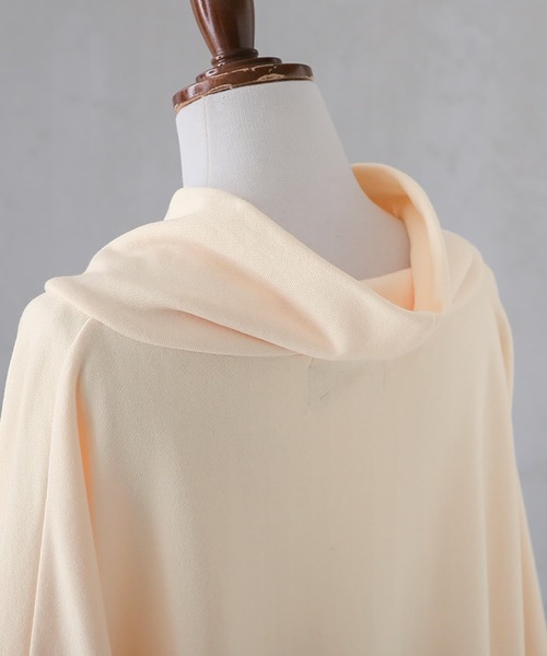 osharewalker(オシャレウォーカー)の「【廃盤】『パーカー風スタンド襟裏毛トップス』(スウェット・レディース・ラベンダー/ブラック/アイボリー・FREE)」の19枚目の写真