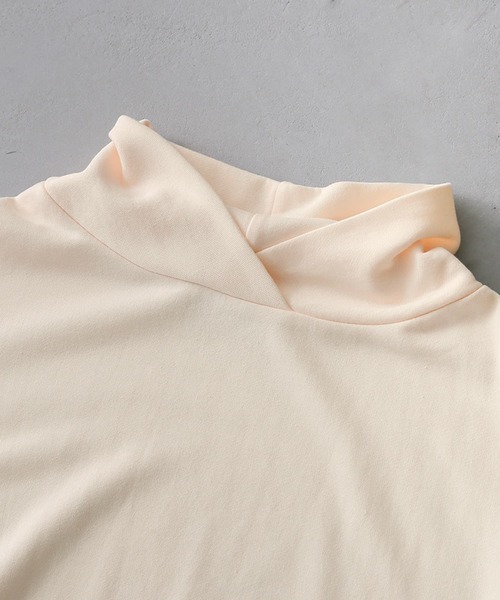 osharewalker(オシャレウォーカー)の「【廃盤】『パーカー風スタンド襟裏毛トップス』(スウェット・レディース・ラベンダー/ブラック/アイボリー・FREE)」の21枚目の写真