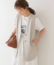 SLOBE IENA | リネンジレ◆(ベスト)