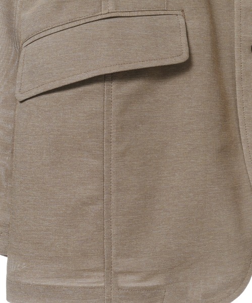 CROWDED CLOSET（クラウデッドクローゼット）の「カラミ織りストレッチブルゾン（ブルゾン・メンズ・ベージュ/ネイビー・01/02/03）」の19枚目の写真