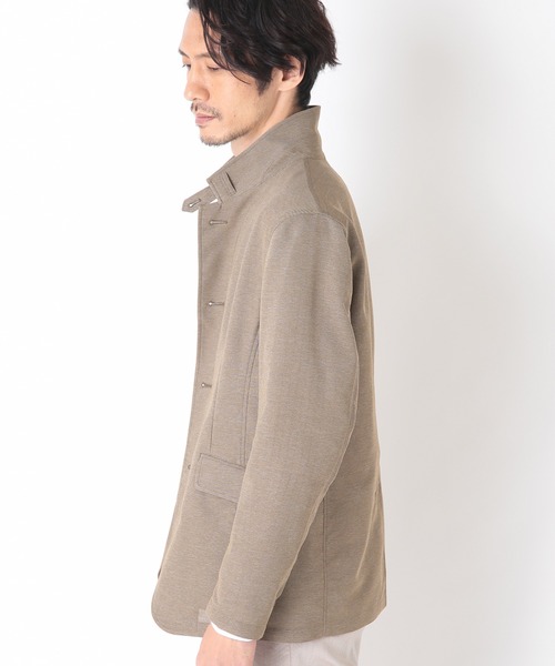 CROWDED CLOSET（クラウデッドクローゼット）の「カラミ織りストレッチブルゾン（ブルゾン・メンズ・ベージュ/ネイビー・01/02/03）」の7枚目の写真