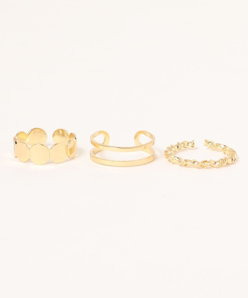 PairPair(ペアペア)の「シンプル3setリング(リング・レディース・シルバー/ゴールド/シルバー系/ゴールド系・フリー)」の19枚目の写真