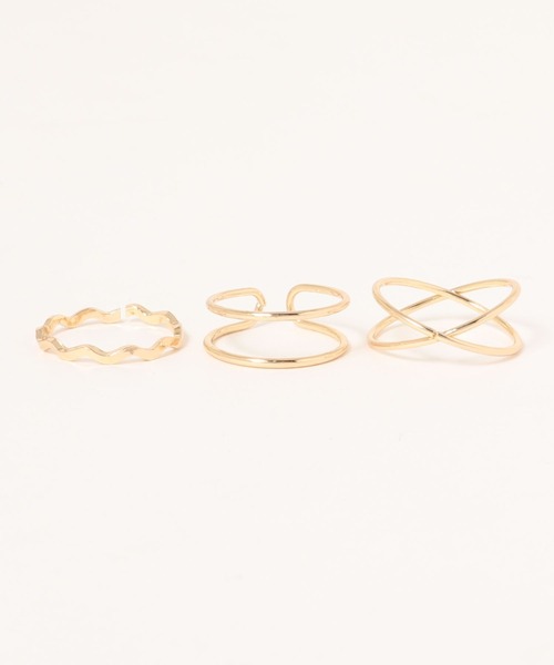 PairPair(ペアペア)の「シンプル3setリング(リング・レディース・シルバー/ゴールド/シルバー系/ゴールド系・フリー)」の20枚目の写真