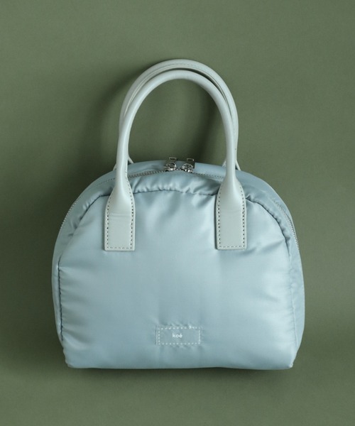koe（コエ）の「ボンディングミニボストンバッグ（ボストンバッグ・レディース・ブラック/グレー/カーキ/オレンジ/ブルー系その他6・FREE）」の3枚目の写真