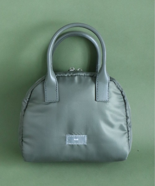 koe（コエ）の「ボンディングミニボストンバッグ（ボストンバッグ・レディース・ブラック/グレー/カーキ/オレンジ/ブルー系その他6・FREE）」の6枚目の写真