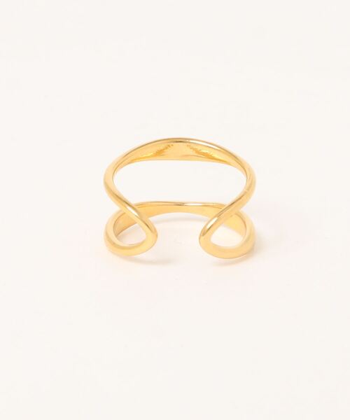 LOWRYS FARM（ローリーズファーム）の「ステンレス＊１Ｐリング　273238（リング・レディース・シルバー/ゴールド/ゴールド系その他・FREE）」の4枚目の写真