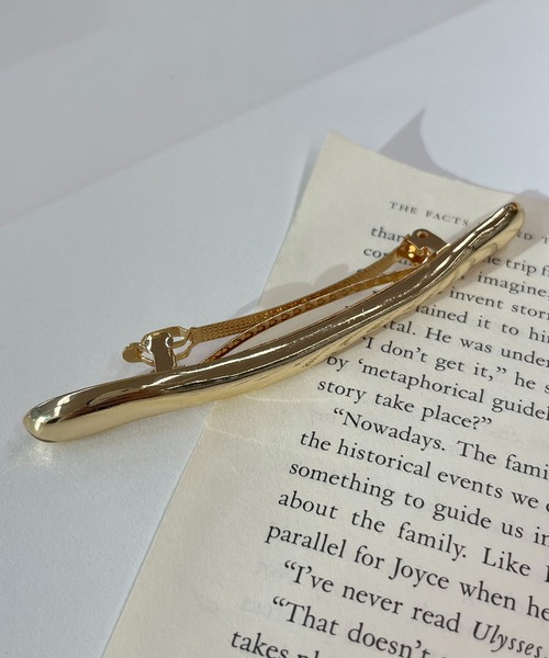 CAPRICIEUX LE'MAGE（カプリシューレマージュ）の「【GOLDY/ゴールディ】トゥイッグバレッタ（バレッタ/ヘアクリップ・レディース・シルバー/ゴールド・FREE）」の5枚目の写真
