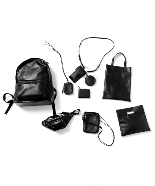 JOURNAL STANDARD（ジャーナルスタンダード）の「【WEB限定】JS LEATHER カウレザー マルチショルダーバック（ショルダーバッグ・メンズ・ブラック・FREE）」の6枚目の写真