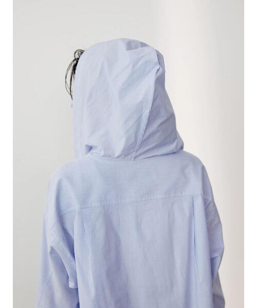 AMERICAN HOLIC(アメリカンホリック)の「コットンレーヨンマリンフードシャツ(シャツ/ブラウス・レディース・ネイビー/ブルー系その他4/ブルー系その他7・M/L)」の17枚目の写真