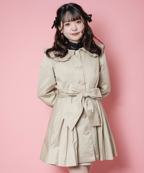 ROJITA（ロジータ）の「レース衿トレンチコート（トレンチコート・レディース・ベージュ/ピンク・FREE）」の18枚目の写真