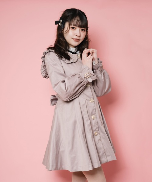 ROJITA（ロジータ）の「レース衿トレンチコート（トレンチコート・レディース・ベージュ/ピンク・FREE）」の20枚目の写真