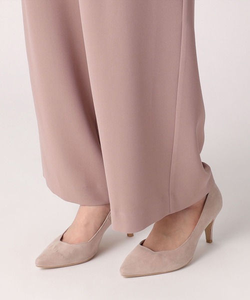 LAISSE PASSE(レッセパッセ)の「イージーワイドパンツ(スラックス・レディース・スモークピンク/グレイッシュブルー・MEDIUM/SMALL)」の15枚目の写真