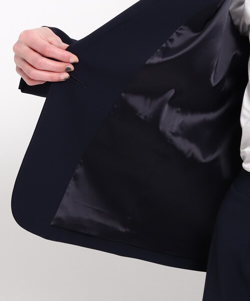 COUP DE CHANCE（クードシャンス）の「◆【洗える/日本製/通勤/セットアップ】ムーントリクシオン テーラードジャケット（スーツジャケット・レディース・ダークネイビー/ナチュラル・38/36/34/40）」の5枚目の写真