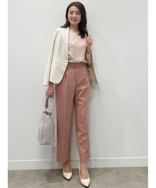 COUP DE CHANCE（クードシャンス）の「◆【洗える/日本製/通勤/セットアップ】ムーントリクシオン テーラードジャケット（スーツジャケット・レディース・ダークネイビー/ナチュラル・38/36/34/40）」の17枚目の写真