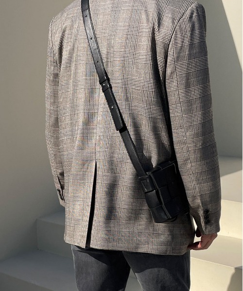 ASCLO（エジュクロ）の「ASCLO Go Check Blazer Jacket（テーラードジャケット・メンズ・ベージュ・FREE）」の7枚目の写真