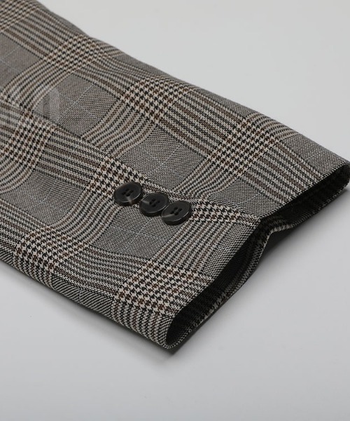 ASCLO（エジュクロ）の「ASCLO Go Check Blazer Jacket（テーラードジャケット・メンズ・ベージュ・FREE）」の19枚目の写真