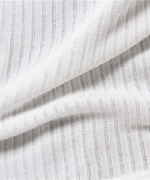 DISCOAT（ディスコート）の「【Discoat】リブ衿付きロンT（Tシャツ/カットソー・レディース・オフホワイト/ライトグレー/チャコールグレー・ﾌﾘ-）」の11枚目の写真