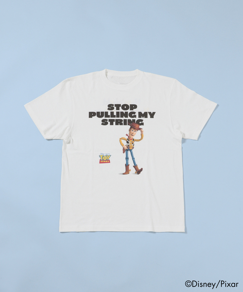 JOURNAL STANDARD（ジャーナルスタンダード）の「【TOY STORY/トイ・ストーリー】プリントTシャツ（Tシャツ/カットソー・メンズ・ホワイト/ホワイト系その他/ホワイト×ホワイト/ライトホワイト/オフホワイト/White・MEDIUM/LARGE）」の5枚目の写真