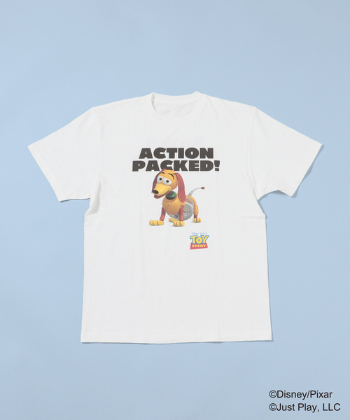 JOURNAL STANDARD（ジャーナルスタンダード）の「【TOY STORY/トイ・ストーリー】プリントTシャツ（Tシャツ/カットソー・メンズ・ホワイト/ホワイト系その他/ホワイト×ホワイト/ライトホワイト/オフホワイト/White・MEDIUM/LARGE）」の3枚目の写真