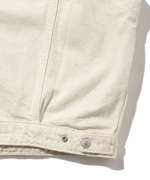 Levi's(リーバイス)の「Levi's/リーバイス WELLTHREAD トラッカージャケットベスト WILD OAK ROSE(ベスト・レディース・ライトインディゴブルー・M/S/XS)」の16枚目の写真