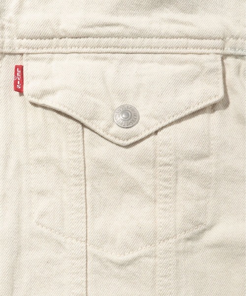 Levi's(リーバイス)の「Levi's/リーバイス WELLTHREAD トラッカージャケットベスト WILD OAK ROSE(ベスト・レディース・ライトインディゴブルー・M/S/XS)」の17枚目の写真