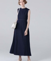 fifth | ノースリデニムフレアワンピース(ワンピース)