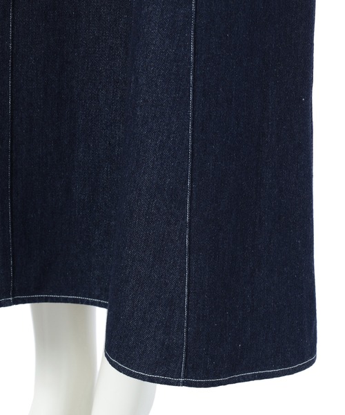 fifth（フィフス）の「ノースリデニムフレアワンピース（ワンピース・レディース・インディゴブルー・S/M）」の15枚目の写真