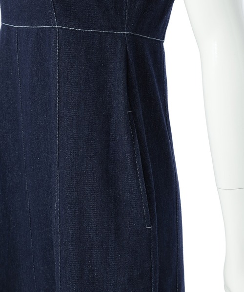 fifth（フィフス）の「ノースリデニムフレアワンピース（ワンピース・レディース・インディゴブルー・S/M）」の11枚目の写真