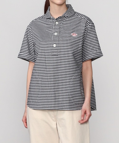 DANTON（ダントン）の「DANTON | オックスフォード 丸襟プルオーバーシャツ WOMEN（シャツ/ブラウス・レディース・ブラック系その他/ブルー系その他/ブルー系その他5・36/34）」の20枚目の写真