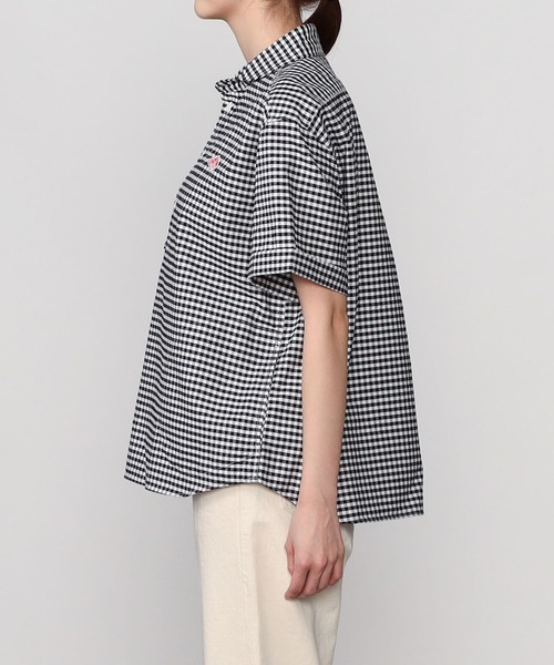 DANTON（ダントン）の「DANTON | オックスフォード 丸襟プルオーバーシャツ WOMEN（シャツ/ブラウス・レディース・ブラック系その他/ブルー系その他/ブルー系その他5・36/34）」の19枚目の写真
