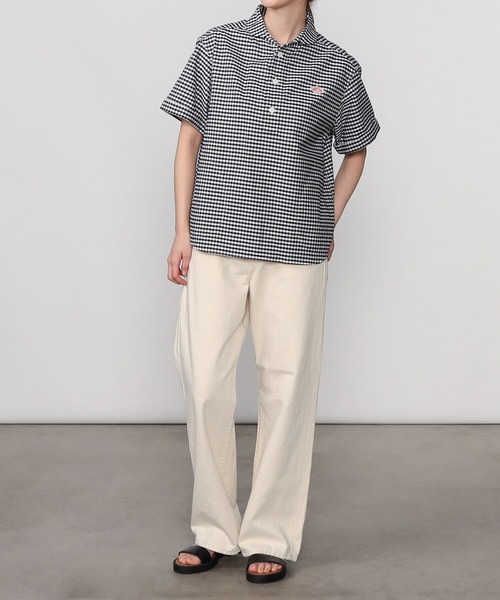 DANTON（ダントン）の「DANTON | オックスフォード 丸襟プルオーバーシャツ WOMEN（シャツ/ブラウス・レディース・ブラック系その他/ブルー系その他/ブルー系その他5・36/34）」の21枚目の写真