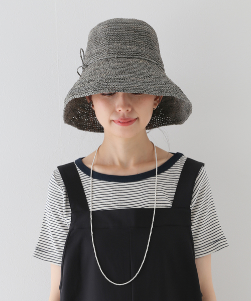 Le Voyage en Panier（ルヴォヤージュアンパニエ）の「【Le voyage en panier/ル ヴォヤージュエンパニエ】 クロシェハット（ハット・レディース・ライトグレー/ベージュ/ブラウン系その他・FREE）」の12枚目の写真