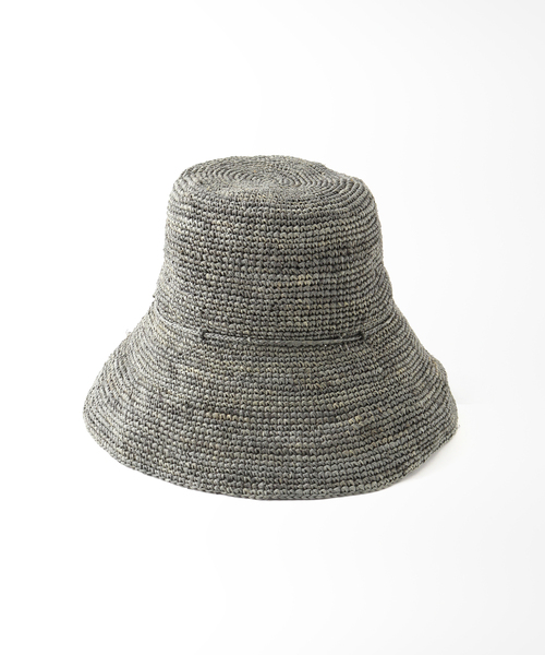 Le Voyage en Panier（ルヴォヤージュアンパニエ）の「【Le voyage en panier/ル ヴォヤージュエンパニエ】 クロシェハット（ハット・レディース・ライトグレー/ベージュ/ブラウン系その他・FREE）」の14枚目の写真