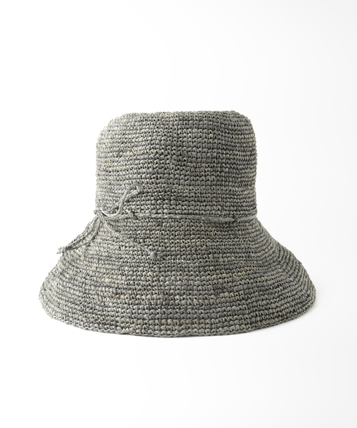 Le Voyage en Panier（ルヴォヤージュアンパニエ）の「【Le voyage en panier/ル ヴォヤージュエンパニエ】 クロシェハット（ハット・レディース・ライトグレー/ベージュ/ブラウン系その他・FREE）」の17枚目の写真