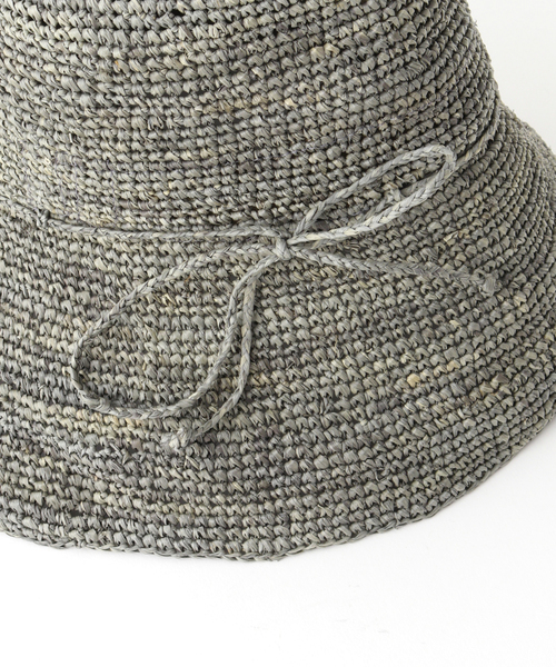 Le Voyage en Panier（ルヴォヤージュアンパニエ）の「【Le voyage en panier/ル ヴォヤージュエンパニエ】 クロシェハット（ハット・レディース・ライトグレー/ベージュ/ブラウン系その他・FREE）」の22枚目の写真
